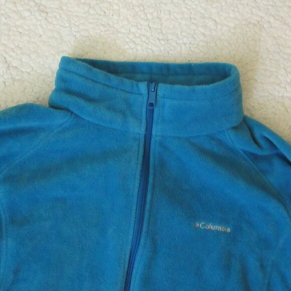 Columbia Women's Blue Full Zip Fleece Jacket Size 3XL - Picture 4 of 7